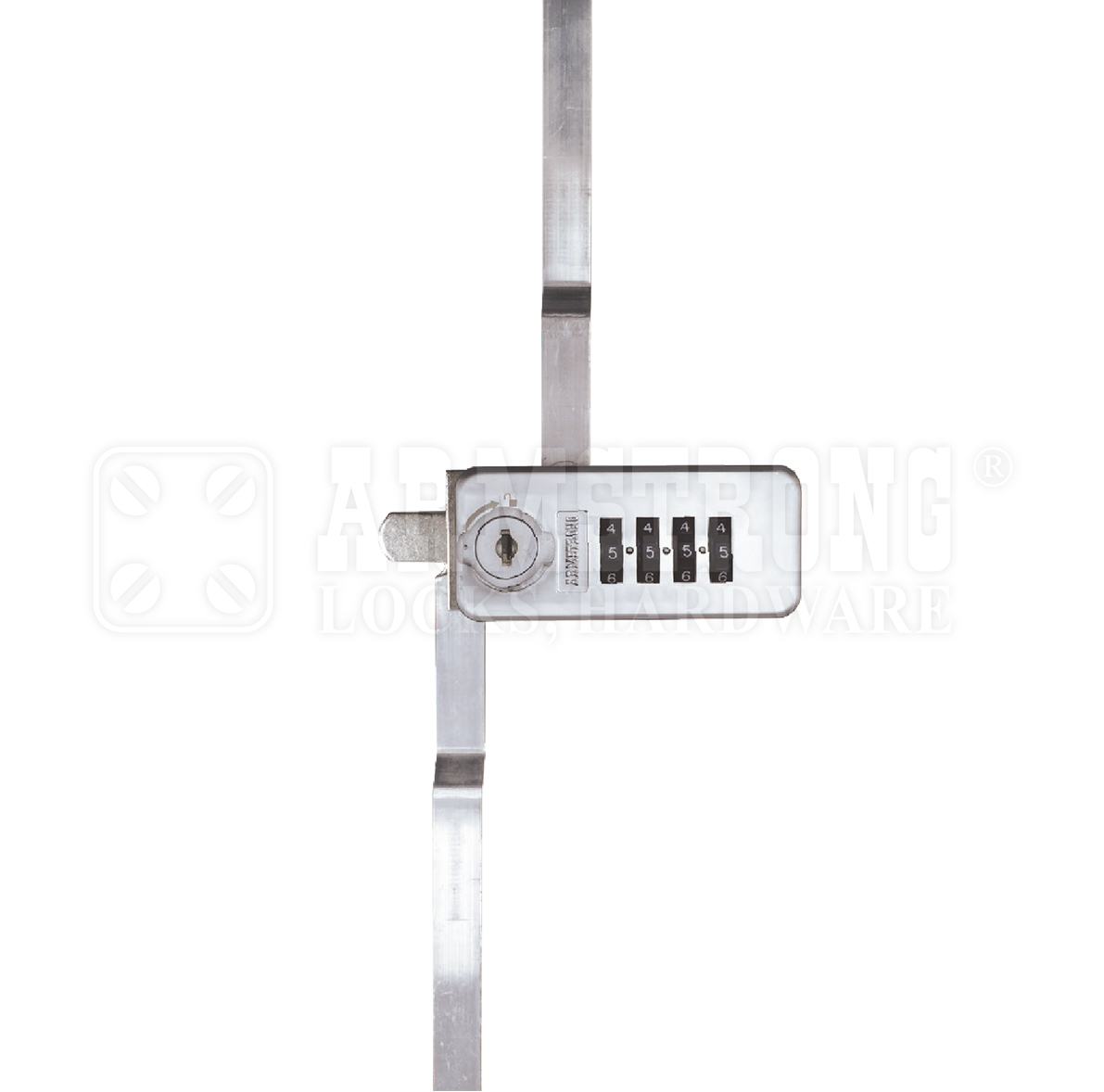 4-stelliges Kombinationsschloss - Ausziehbares Stangenschloss